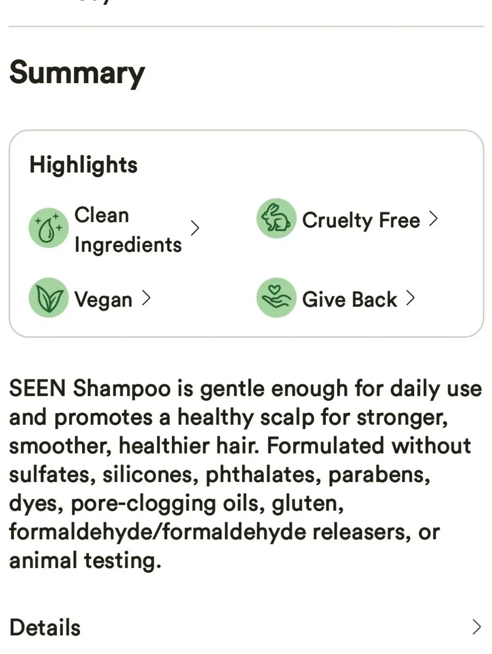 N/A skin description formulas